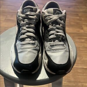 Nike Black and Gray Athletic Sneakers with Chunky Midsole
